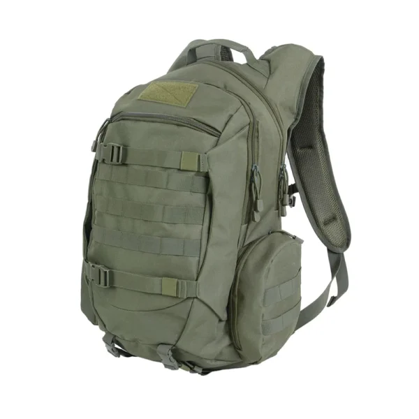Outdoor new camping hiking backpack 45L large capacity shoulder men tactical camouflage flat shark backpack - Image 2